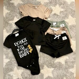 SHEIN Baby Boy Outfit Bundle 3-9 months
